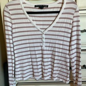 Veronica Beard ribbed henley
